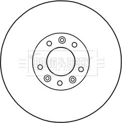 Borg & Beck BBD5969S - Тормозной диск autosila-amz.com