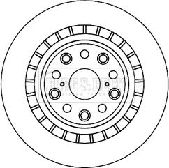 BENDIX 521267 - Тормозной диск autosila-amz.com