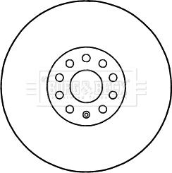 Borg & Beck BBD5963S - Тормозной диск autosila-amz.com