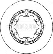 Borg & Beck BBD5904S - Тормозной диск autosila-amz.com