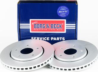 Borg & Beck BBD5402 - Тормозной диск autosila-amz.com