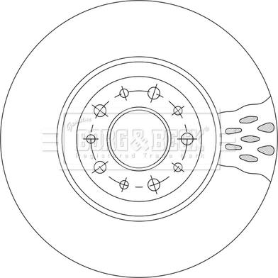 Borg & Beck BBD5554 - Тормозной диск autosila-amz.com