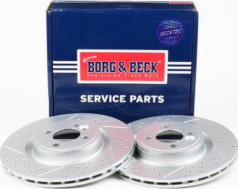 Borg & Beck BBD5557 - Тормозной диск autosila-amz.com