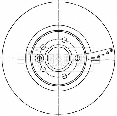 Borg & Beck BBD5533 - Тормозной диск autosila-amz.com