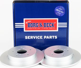 Borg & Beck BBD5168 - Тормозной диск autosila-amz.com
