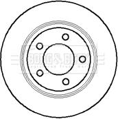 Borg & Beck BBD5117 - Тормозной диск autosila-amz.com