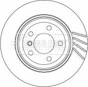 Borg & Beck BBD5136 - Тормозной диск autosila-amz.com