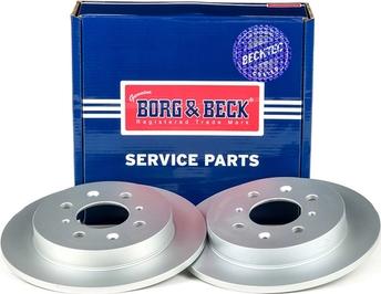 Borg & Beck BBD5172 - Тормозной диск autosila-amz.com