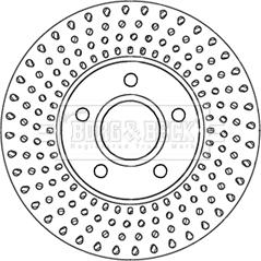 Borg & Beck BBD5304 - Тормозной диск autosila-amz.com
