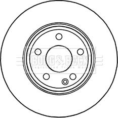 NK BS7509 - Тормозной диск autosila-amz.com