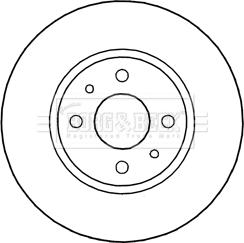 Borg & Beck BBD5242 - Тормозной диск autosila-amz.com