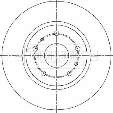 Borg & Beck BBD5207 - Тормозной диск autosila-amz.com