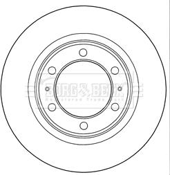 Borg & Beck BBD5289 - Тормозной диск autosila-amz.com