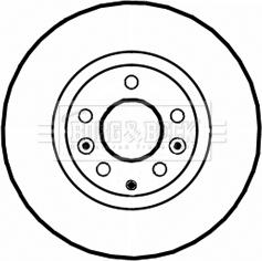 Borg & Beck BBD5223 - Тормозной диск autosila-amz.com