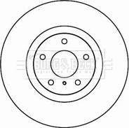 Borg & Beck BBD5799S - Тормозной диск autosila-amz.com