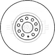 Borg & Beck BBD5755S - Тормозной диск autosila-amz.com