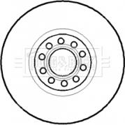 Borg & Beck BBD5734S - Тормозной диск autosila-amz.com