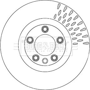 Borg & Beck BBD6055S - Тормозной диск autosila-amz.com