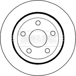 Brake Engineering DI957080 - Тормозной диск autosila-amz.com