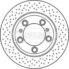 Borg & Beck BBD6032S - Тормозной диск autosila-amz.com