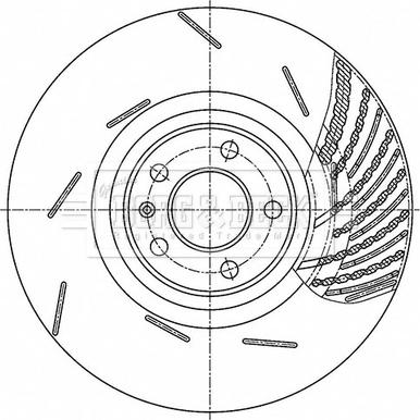 Borg & Beck BBD6199S - Тормозной диск autosila-amz.com