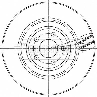 Borg & Beck BBD6190S - Тормозной диск autosila-amz.com