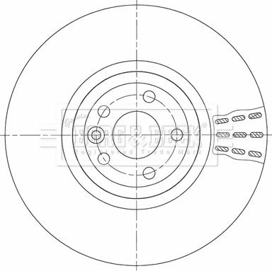 Borg & Beck BBD6144S - Тормозной диск autosila-amz.com