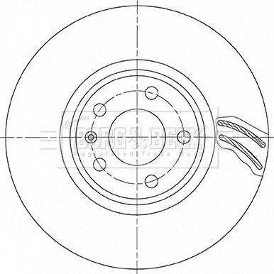 Borg & Beck BBD6163S - Тормозной диск autosila-amz.com