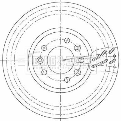 Borg & Beck BBD6138S - Тормозной диск autosila-amz.com