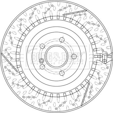 Borg & Beck BBD6216S - Тормозной диск autosila-amz.com