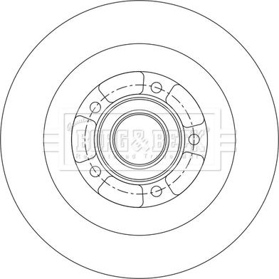 Borg & Beck BBD6231S - Тормозной диск autosila-amz.com