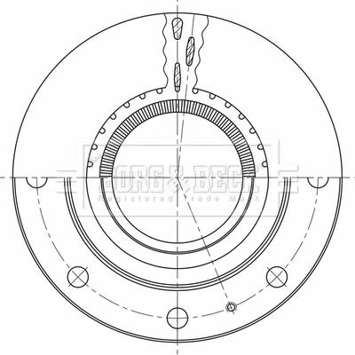 Borg & Beck BBD32933 - Тормозной диск autosila-amz.com