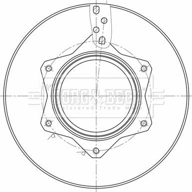 Borg & Beck BBD32649 - Тормозной диск autosila-amz.com