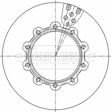 Borg & Beck BBD32642 - Тормозной диск autosila-amz.com