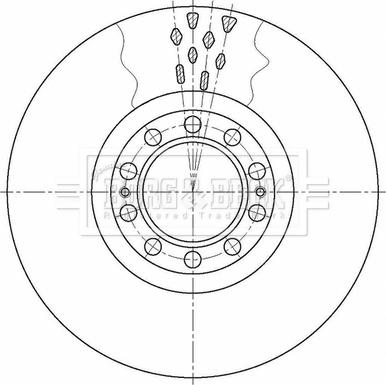 Borg & Beck BBD32655 - Тормозной диск autosila-amz.com