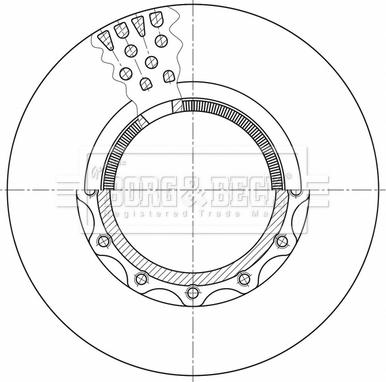 Borg & Beck BBD32656 - Тормозной диск autosila-amz.com