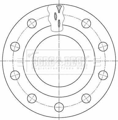 Borg & Beck BBD32661 - Тормозной диск autosila-amz.com