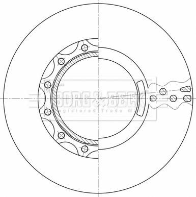 Borg & Beck BBD32614 - Тормозной диск autosila-amz.com