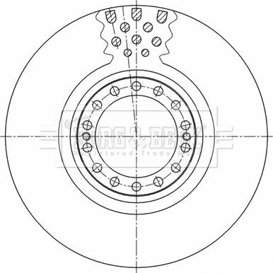 Borg & Beck BBD32671 - Тормозной диск autosila-amz.com