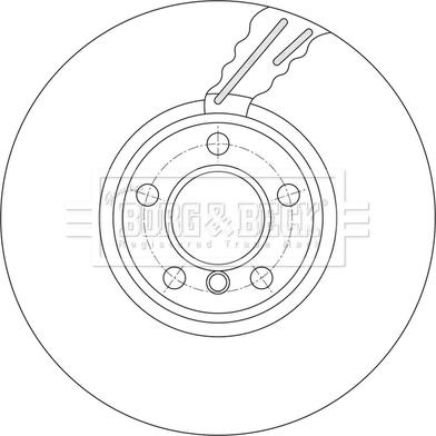 Borg & Beck BBD7004S - Тормозной диск autosila-amz.com