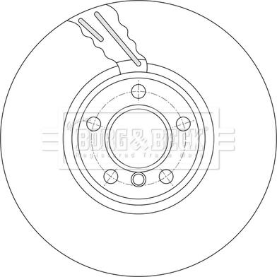 Borg & Beck BBD7003S - Тормозной диск autosila-amz.com