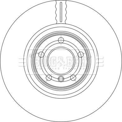 Borg & Beck BBD7010S - Тормозной диск autosila-amz.com