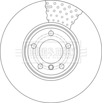 Borg & Beck BBD7011S - Тормозной диск autosila-amz.com