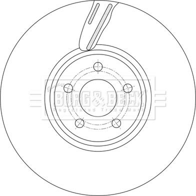 Borg & Beck BBD7017S - Тормозной диск autosila-amz.com