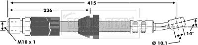 Borg & Beck BBH6943 - Тормозной шланг autosila-amz.com