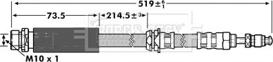 Borg & Beck BBH6965 - Тормозной шланг autosila-amz.com