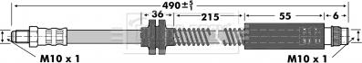 Borg & Beck BBH6908 - Тормозной шланг autosila-amz.com