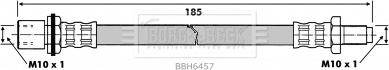 Borg & Beck BBH6457 - Тормозной шланг autosila-amz.com