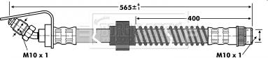 Borg & Beck BBH6867 - Тормозной шланг autosila-amz.com