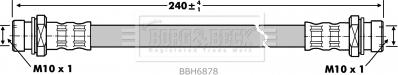 Borg & Beck BBH6878 - Тормозной шланг autosila-amz.com